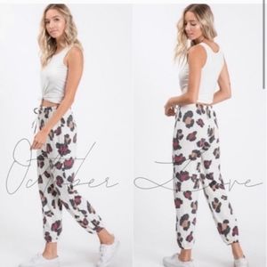 NWT Animal Print Joggers